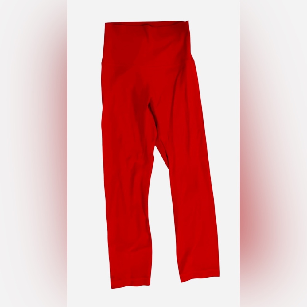 Lululemon Leggings Womens 2 Red Capri Pants